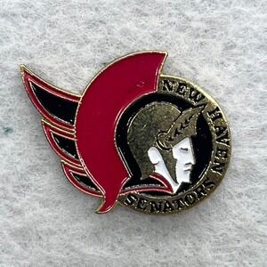 🔮 5/$25 Vintage NHL AHL New Haven Senators Hockey Pin